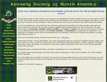 Tablet Screenshot of kennedysociety.com